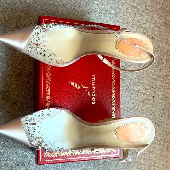 Rene Caovilla Shoes - Rene caovilla sling back shoes